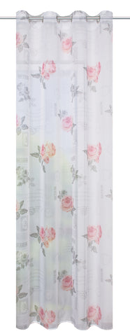 Ösenschal Rose rosé BxH 140x245cm