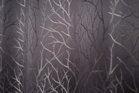 Ösenschal mit Musterung anthrazit BxH 140x245cm