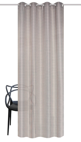 Ösenschal mit Struktur braun blickdicht  BxH 140x245cm