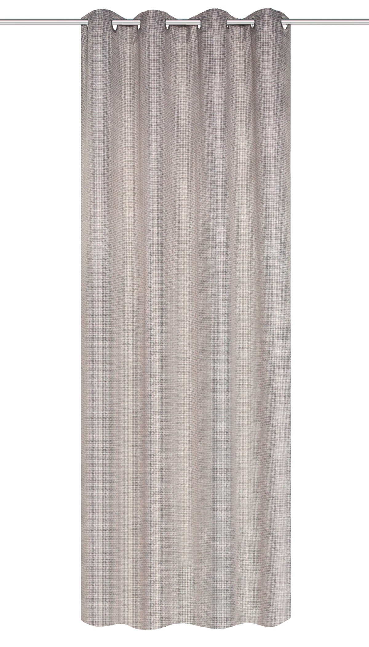 Ösenschal mit Struktur braun blickdicht  BxH 140x245cm