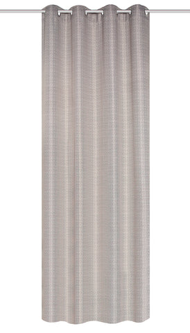 Ösenschal mit Struktur braun blickdicht  BxH 140x245cm