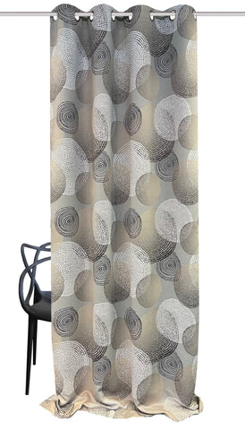 Ösenschal Ginny natur BxH 135x245cm Verdunkelungsvorhang bedruckt