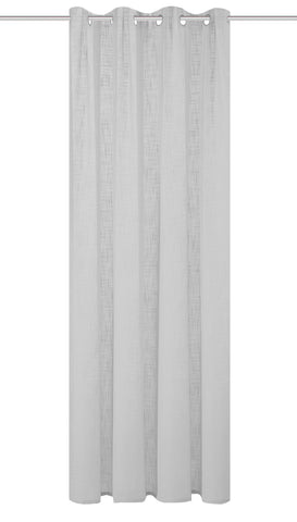 Ösenschal "Softy" Leinen grau BxH 140x160/225/245cm
