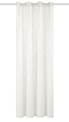 Ösenschal "Softy" Leinen wollweiss BxH 140x160/225/245cm