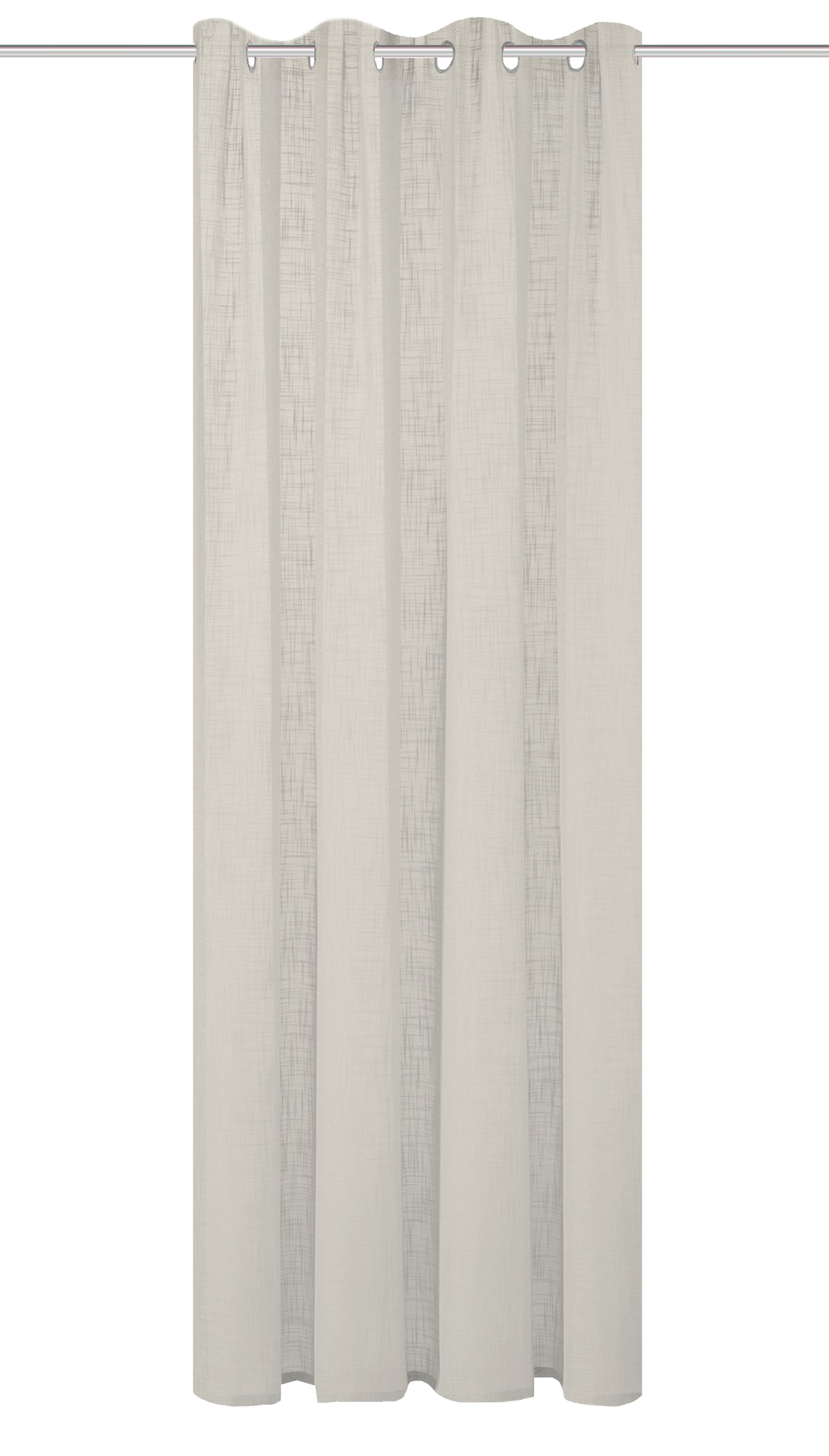 Ösenschal "Softy" Leinen taupe BxH 140x160/225/245cm
