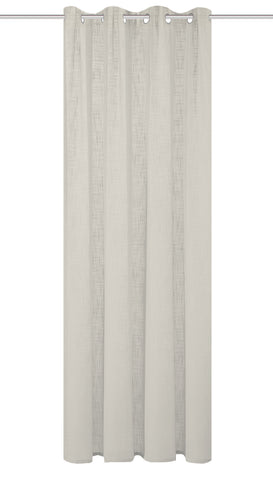 Ösenschal "Softy" Leinen taupe BxH 140x160/225/245cm
