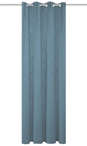 Ösenschal "Softy" Leinen rauchblau BxH 140x160/225/245cm