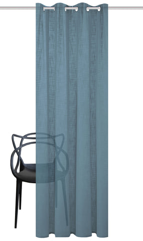 Ösenschal "Softy" Leinen rauchblau BxH 140x160/225/245cm