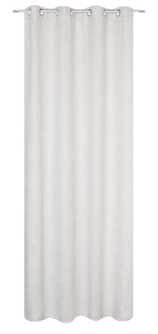 Ösenschal Leinen natur blickdicht BxH 140x245cm