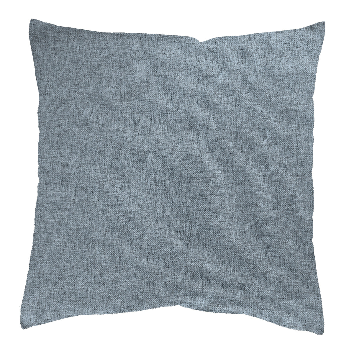 Kissenhülle Dekostoff uni "Lucio" rauchblau 40x40 oder 50x50cm