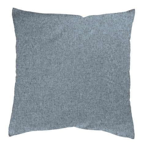 Kissenhülle Dekostoff uni "Lucio" rauchblau 40x40 oder 50x50cm