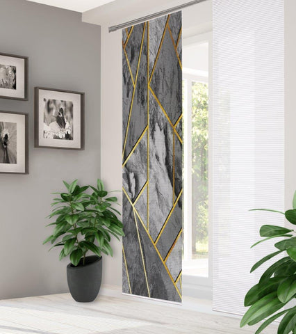 Flächenvorhang Home in Green Signum grau BxH 60x245cm