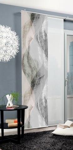 Flächenvorhang Torre stein BxH 60x245cm