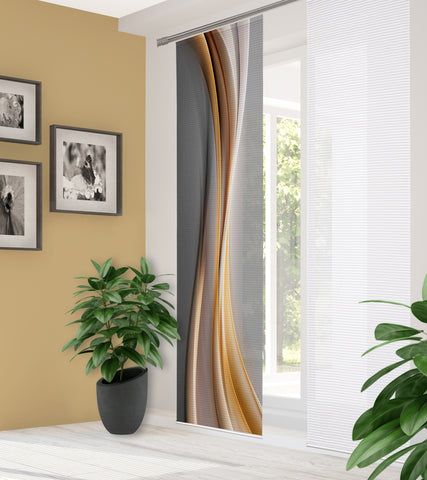 Flächenvorhang Home in Green Elania gold BxH 60x245cm