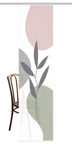 Flächenvorhang Home in Green Fronda rose-grün BxH 60x245cm