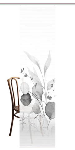 Flächenvorhang Home in Green Abanio grau BxH 60x245cm