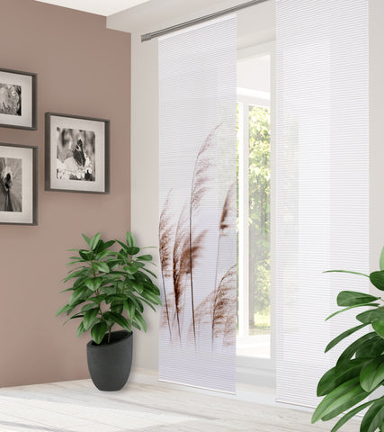 Flächenvorhang Home in Green Pamilo natur BxH 60x245cm