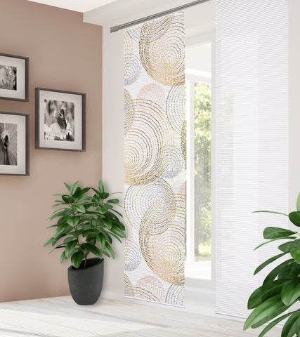 Flächenvorhang Home in Green Spiro gold BxH 60x245cm