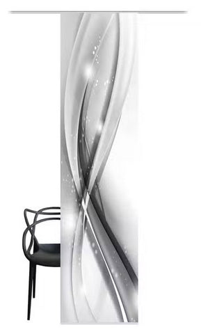 Flächenvorhang Gliwe grau BxH 60x245cm
