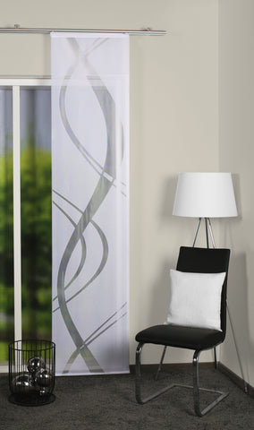 Schiebevorhang "Tibaso" Welle Jacquard blickdicht BxH 57x245cm