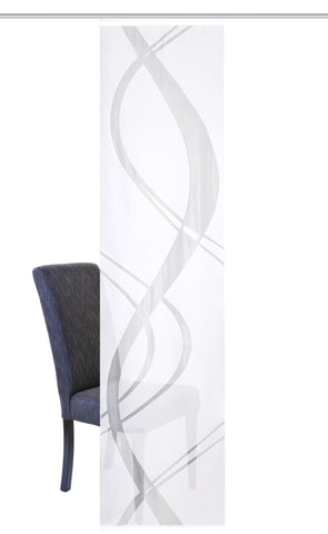 Schiebevorhang "Tibaso" Welle Jacquard blickdicht BxH 57x245cm