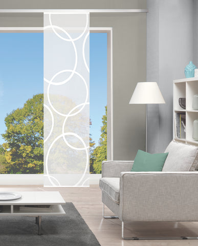 Schiebevorhang "Pinale" Kreis Jacquard transparent BxH 57x245cm