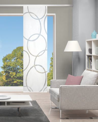 Schiebevorhang "Pinale" Kreis Jacquard blickdicht BxH 57x245cm