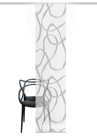 Flächenvorhang Vision S Ophelia grau BxH 60x260cm