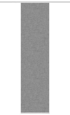 Flächenvorhang Pive grau BxH 60x245cm