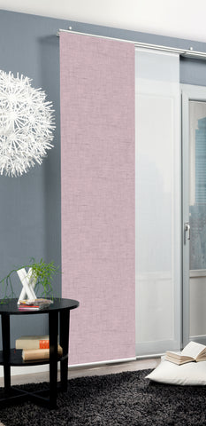 Flächenvorhang Pive rose BxH 60x245cm