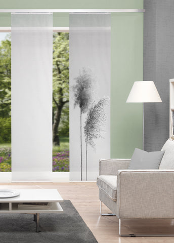 Flächenvorhang Vision S Irlos grau BxH 60x260cm