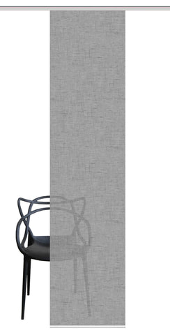Flächenvorhang Vision S Pive grau BxH 60x260cm