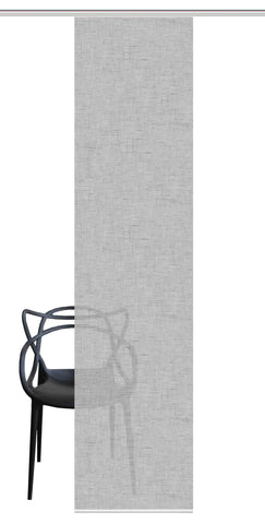 Flächenvorhang Vision S Pive silber BxH 60x260cm