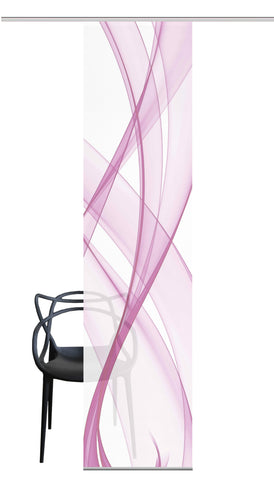 Flächenvorhang Vision S Pacolia pink BxH 60x260cm