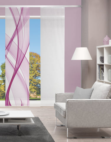 Flächenvorhang Vision S Pacolia pink BxH 60x260cm