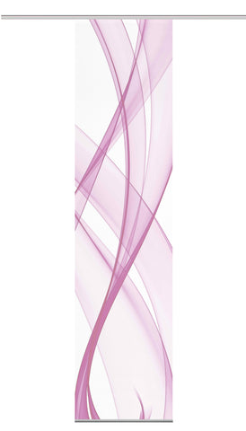 Flächenvorhang Vision S Pacolia pink BxH 60x260cm