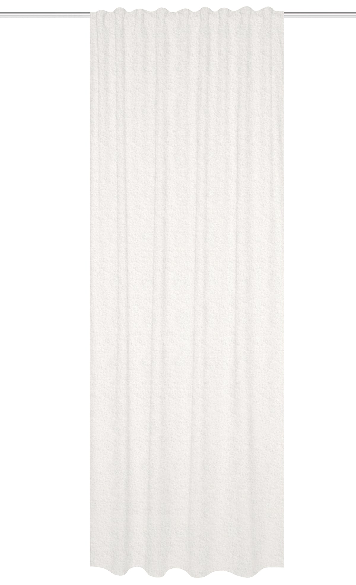 Thermoschal "Teddy" Wolloptik wollweiss BXH 135x245cm