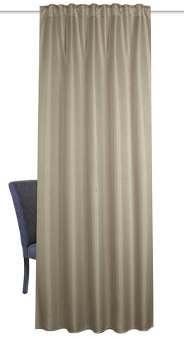Verdunkelungsschal "John" taupe BxH 135x245cm