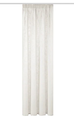 Fertigschal "Softy" Leinen wollweiss BxH 140x160/225/245cm