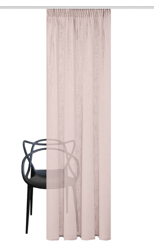 Fertigschal "Softy" Leinen rose BxH 140x160/225/245cm