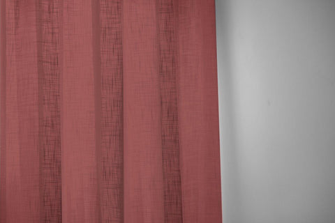 Ösenschal "Softy" Leinen beere BxH 140x160/225/245cm