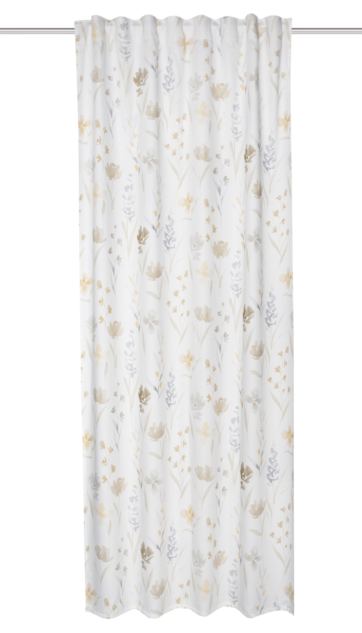 Fertigschal "Danica" Dekostoff bedruckt natur BxH 135x245cm