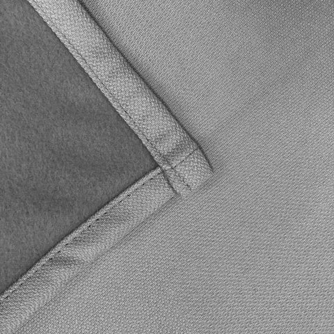 Thermoschal "Pellu" Chenille grau BXH 135x245cm