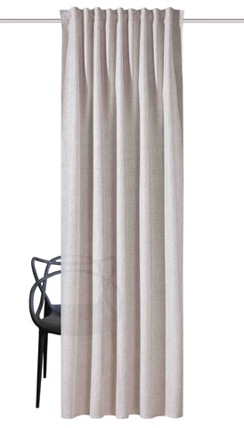 Fertigschal "Hadina" natur BxH 140x300cm extra hoch