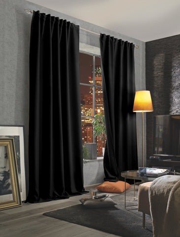 Akustikschal "Acustico" Akustikfleece schwarz BxH 135x245cm