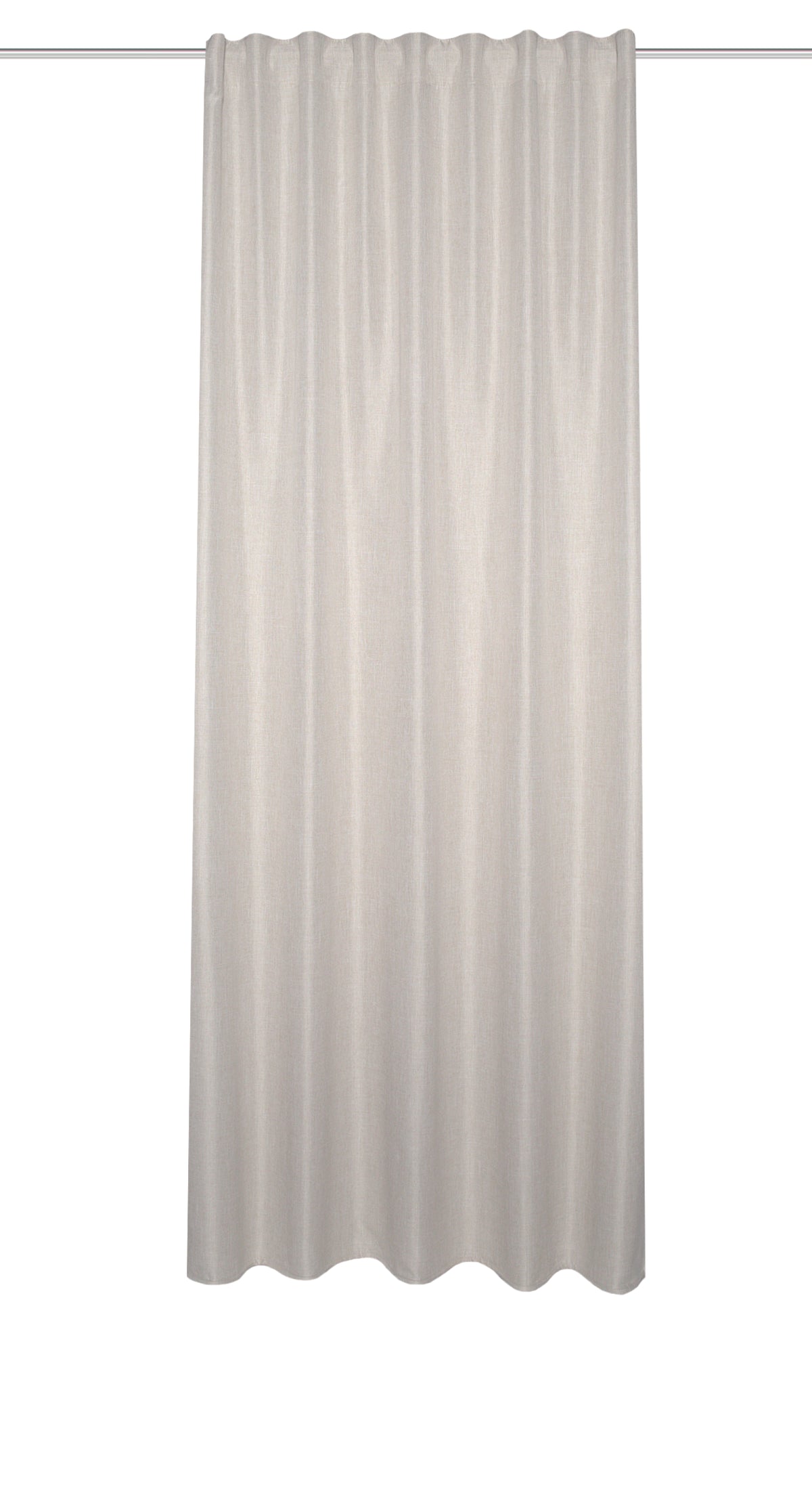 Fertigschal "Oxford" Leinenoptik natur BxH 135x225/245cm