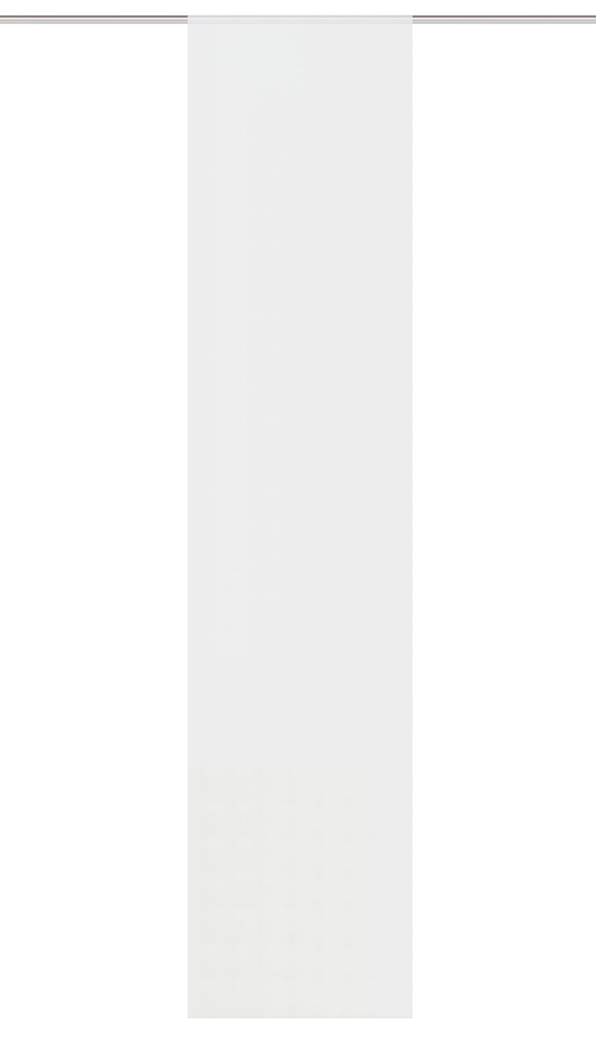 Schiebevorhang "Benedikt" Effekt Voile uni wollweiß BxH 60x245cm