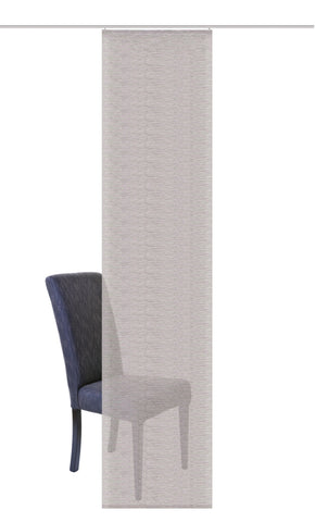 Schiebevorhang "Sieglinde" Bambusoptik uni grau BxH 60x245cm