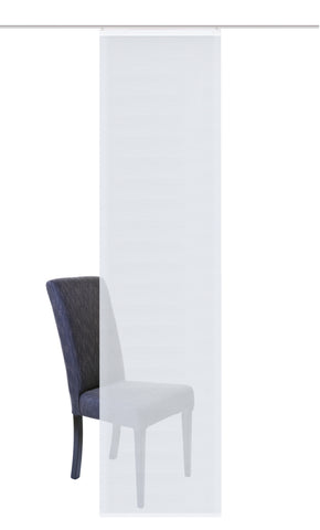 Schiebevorhang "Sieglinde" Bambusoptik uni wollweiß BxH 60x245cm