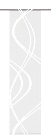 Schiebevorhang "Tiberio" wollweiß Dekostoff Scherli BxH 60x245cm